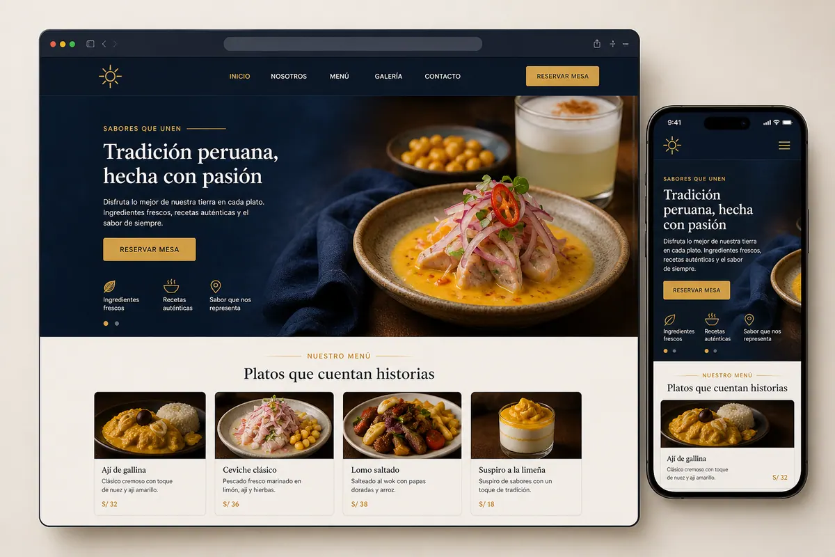 Web gastronómica